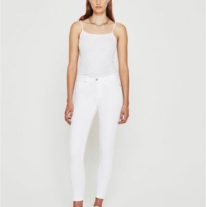 AG Adriano Goldschmied Jean Super Skinny Ankle White | 27